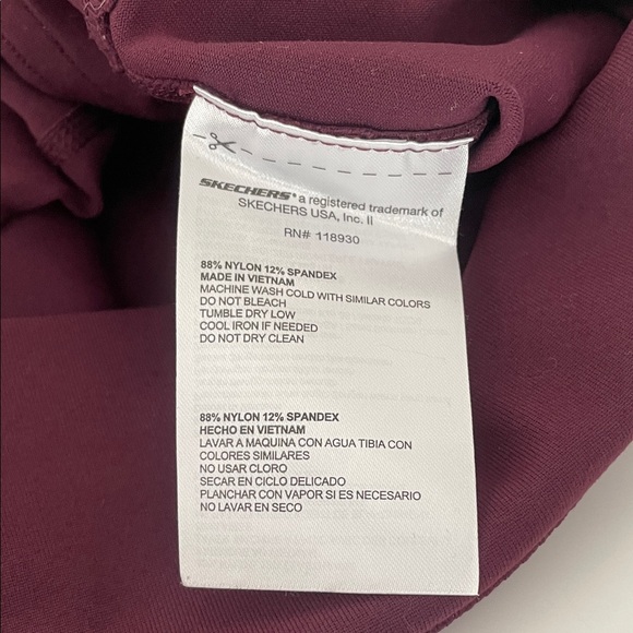 Skechers Women Go Walk GoFlex 4 Pocket Boot Cut   Wine Gym Pants Size XXL /Z8 - Picture 10 of 12